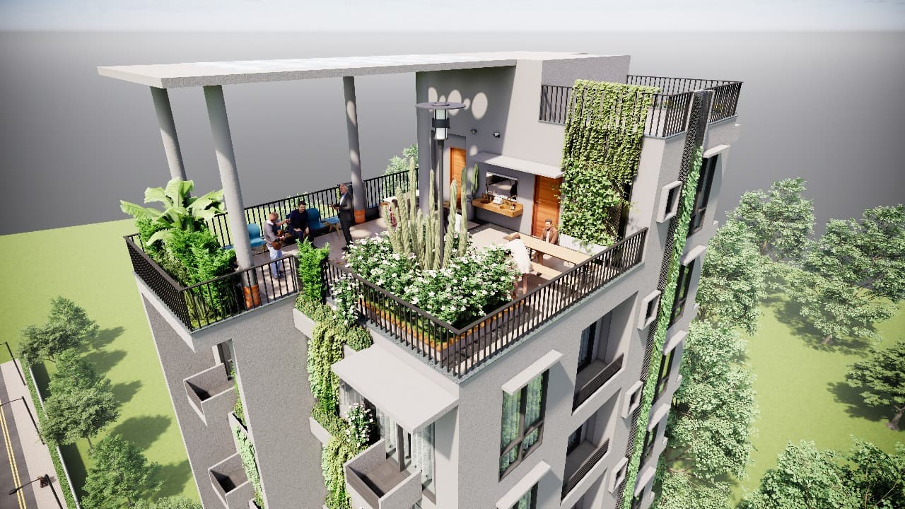 Ground floor parking layout